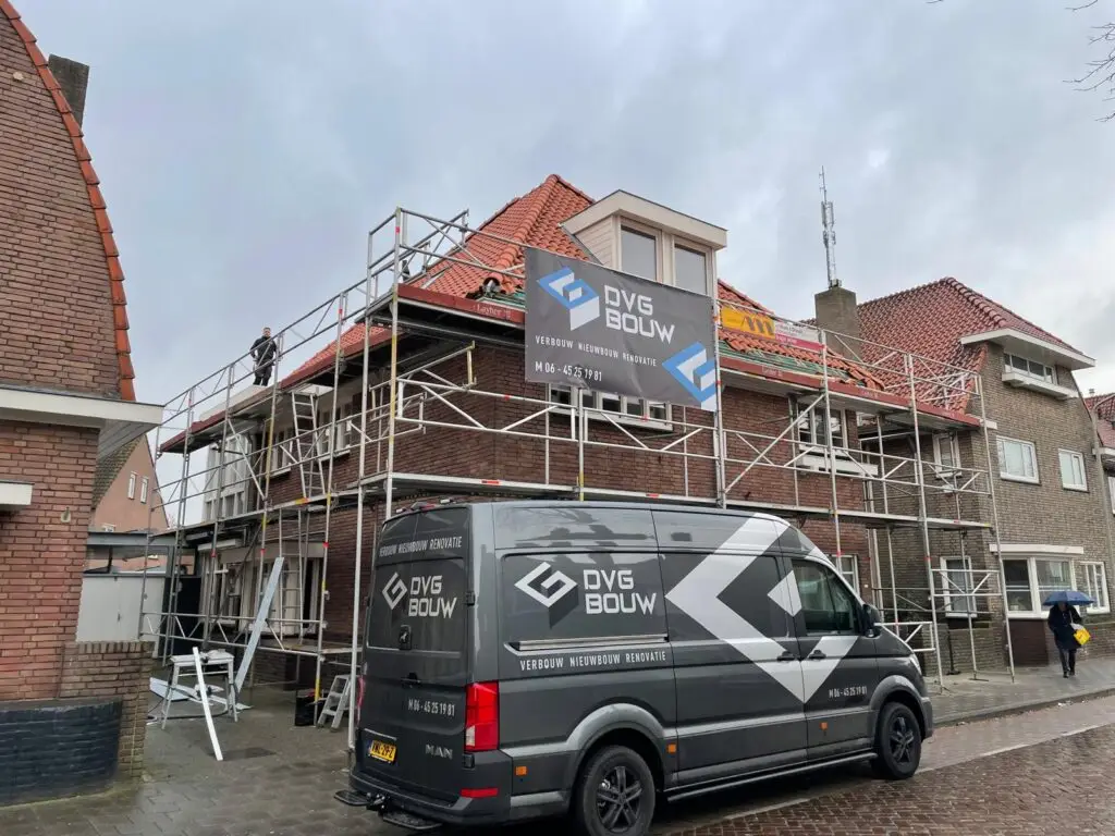 Bouw van een woonhuis in Oisterwijk door DVG bouw
